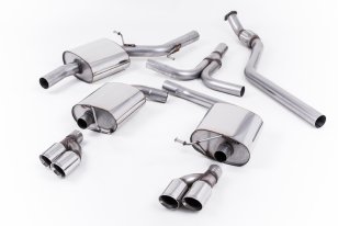 Milltek Exhaust catback for Audi Cabriolet 2.0 TFSI 2WD and quattro (manual only)
