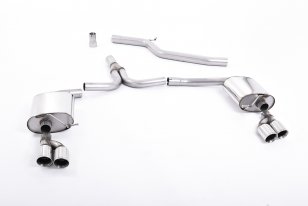 Milltek Exhaust catback for Audi 2.0 TDi B8 140PS / 177PS 2WD Saloon and Avant (S line models only)
