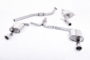 Milltek Exhaust catback for Audi 2.0 TFSI S line B8 (2WD and quattro Tiptronic-only) Saloon & Avant