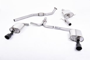 Milltek Exhaust catback for Audi 2.0 TFSI S line B8 (2WD and quattro Tiptronic-only) Saloon & Avant