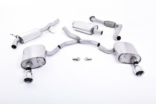 Milltek Exhaust catback for Audi 2.0 TFSI B9 Quattro Saloon & Avant (Non OPF/GPF Models & Without Brace Bars)