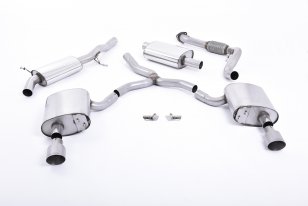 Milltek Exhaust catback for Audi 2.0 TFSI B9 Quattro Saloon & Avant (Non OPF/GPF Models & Without Brace Bars)