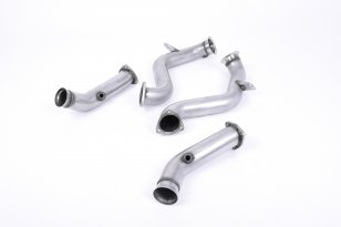 Milltek Large-bore Downpipes and Cat Bypass Pipes for Mercedes C-Klasse C63 & C63 S 4.0 Bi-Turbo V8 Limo