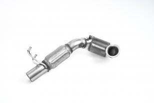 Milltek Downpipe with sportcatalyst for Volkswagen Golf Mk7.5 R Estate / Variant 2.0 TSI 310PS (Non-GPF Equipped Models Only)